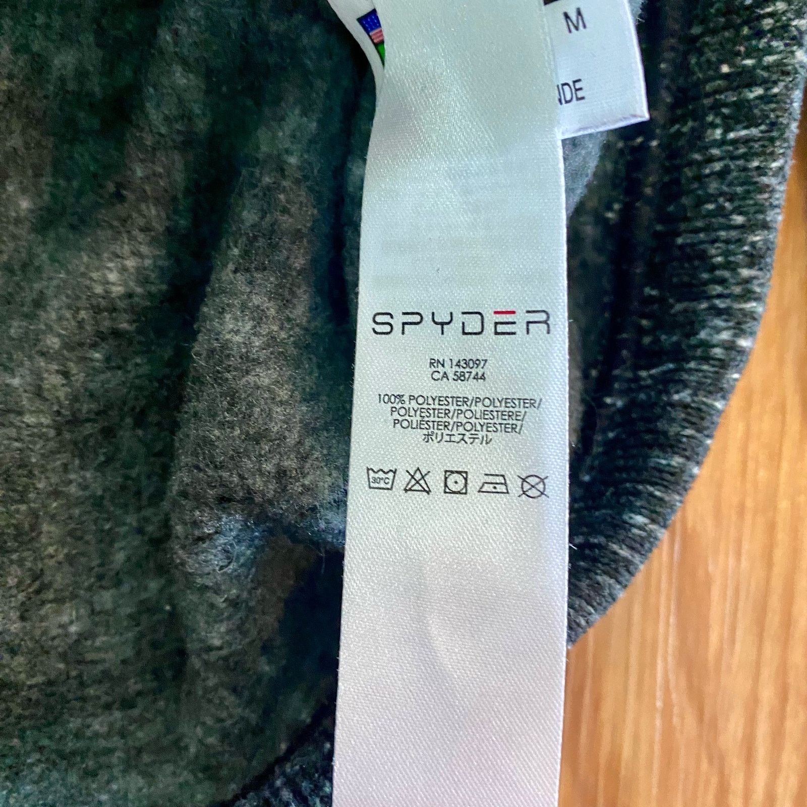 Spyder Spyder Heathered Black Fleece Half Zip Pullover Womens Small Size S / US 4 / IT 40 - 12 Thumbnail