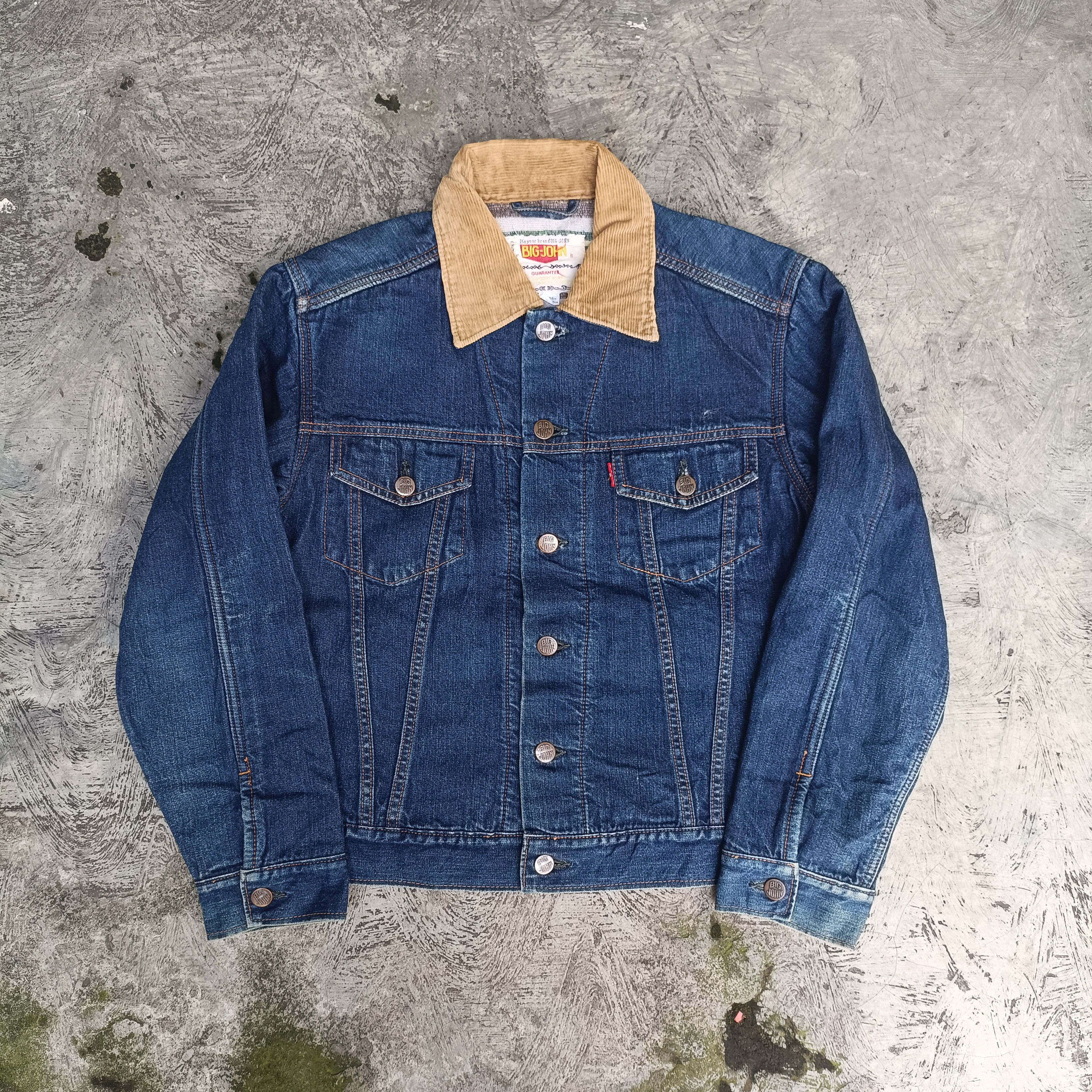 Big John × Vintage Vintage Big John Selvedge Denim Jacket Lot 0061