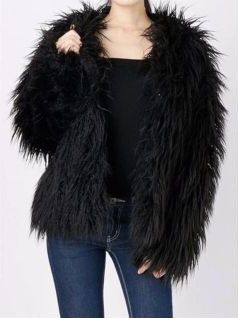 Japanese Brand Faux Fur Cardigan Coat Jacket Size M / US 6-8 / IT 42-44 - 5 Thumbnail
