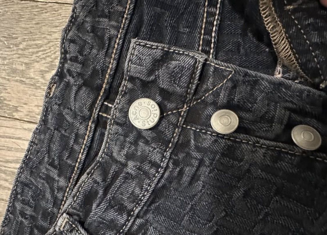 Acne Studios Acne Studios Baggy 1981 Monogram Blue Jean Size 34 (EU50) Size US 34 / EU 50 - 3 Thumbnail