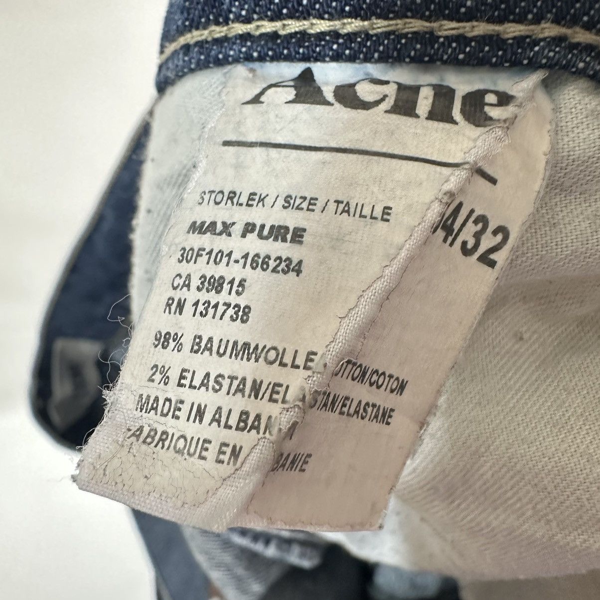 Acne Studios Acne Studios jeans Max Pure Size US 34 / EU 50 - 10 Thumbnail