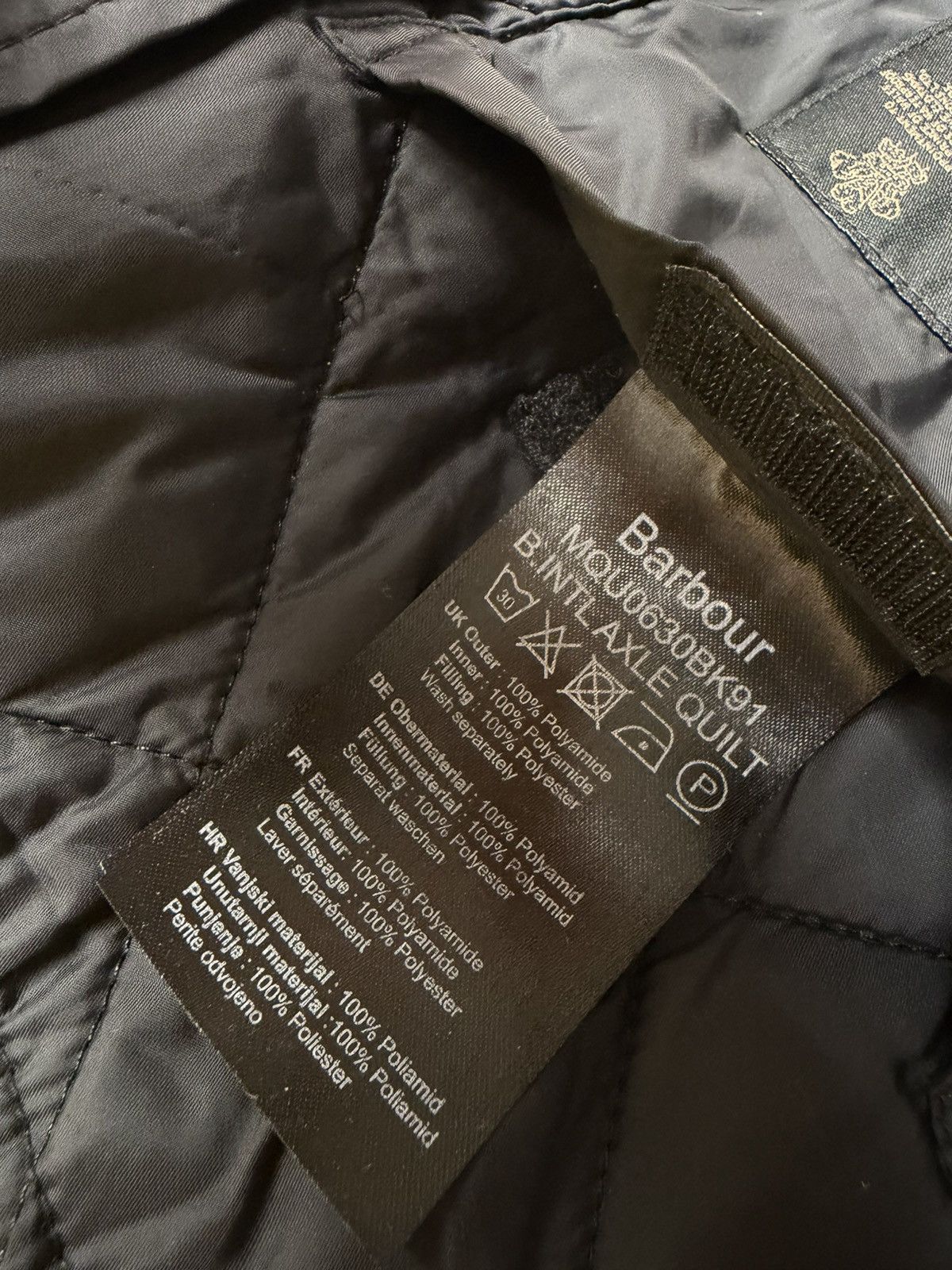 Barbour Barbour International Axle Quilted Men’s Jacket Size M Size US M / EU 48-50 / 2 - 10 Thumbnail
