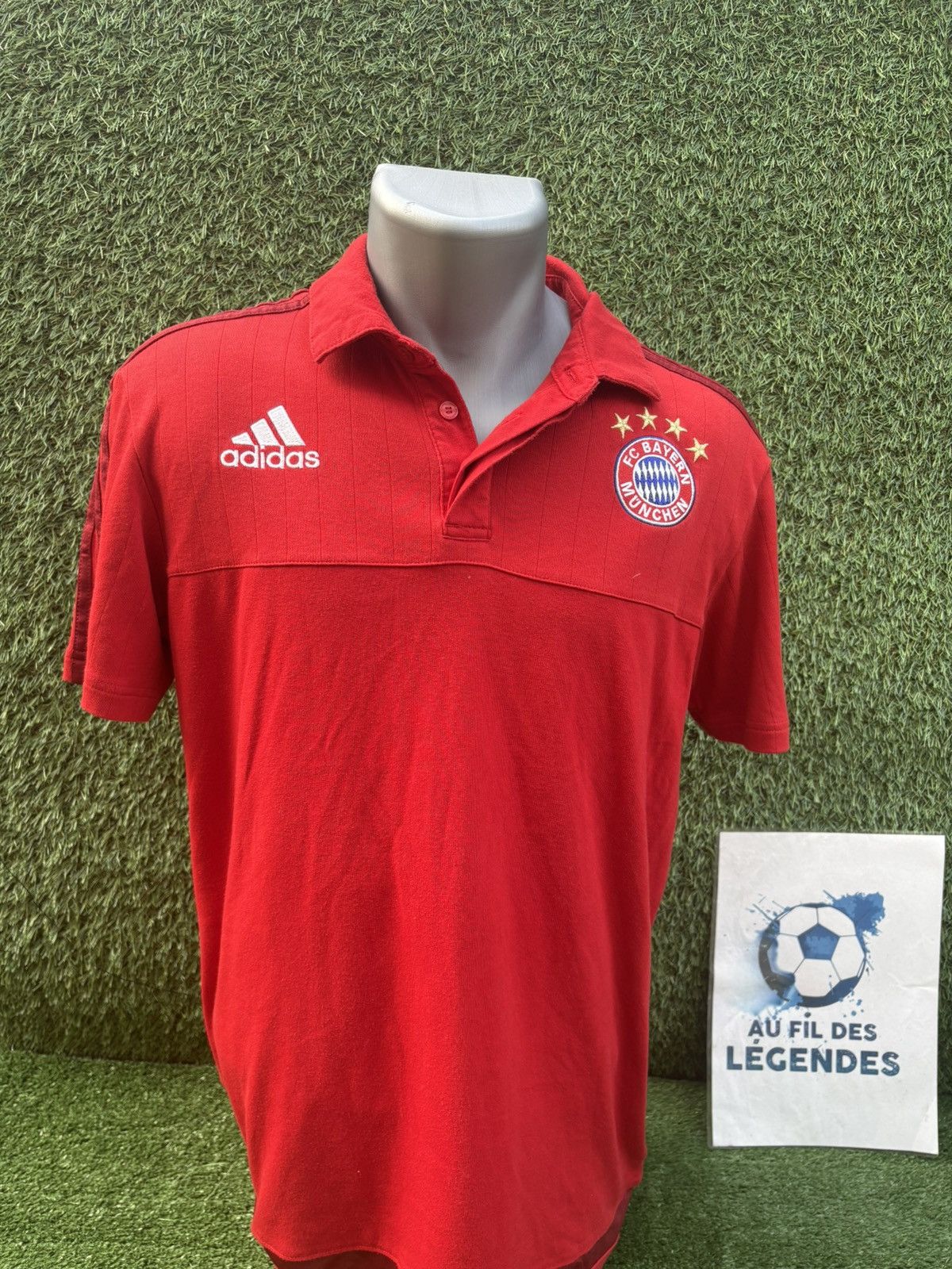 Adidas Polo bayern munich Size US M / EU 48-50 / 2 - 1 Thumbnail
