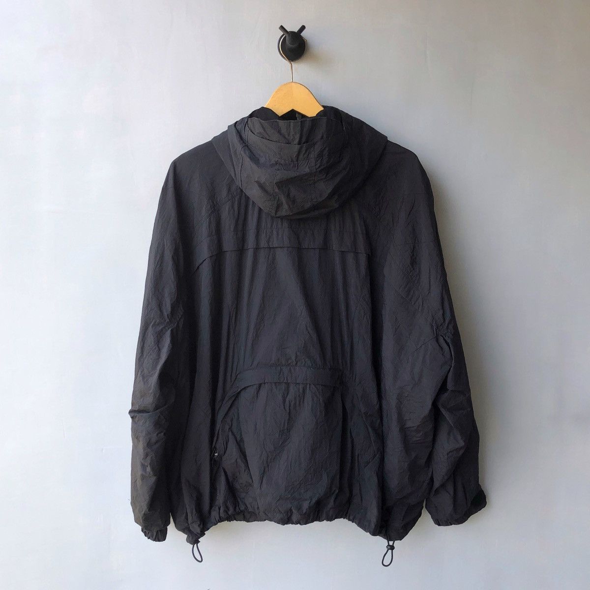 Japanese Brand D5OVE Metallic Black Technical Jacket Pleated Effect Size US XL / EU 56 / 4 - 3 Thumbnail