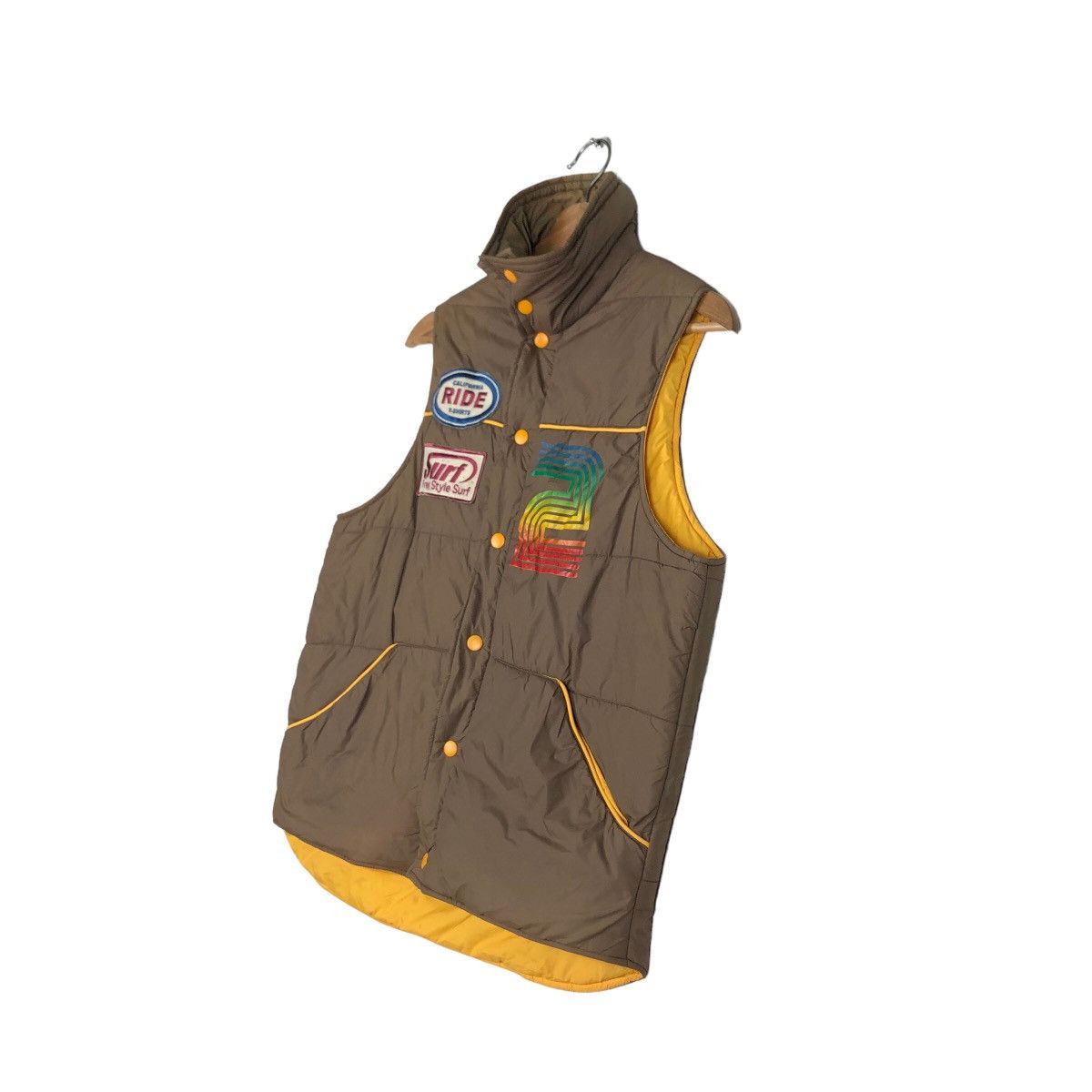 Japanese Brand 🔥Vtg Puffer Down Vest Tank Top California Surf USA Size US M / EU 48-50 / 2 - 2 Thumbnail