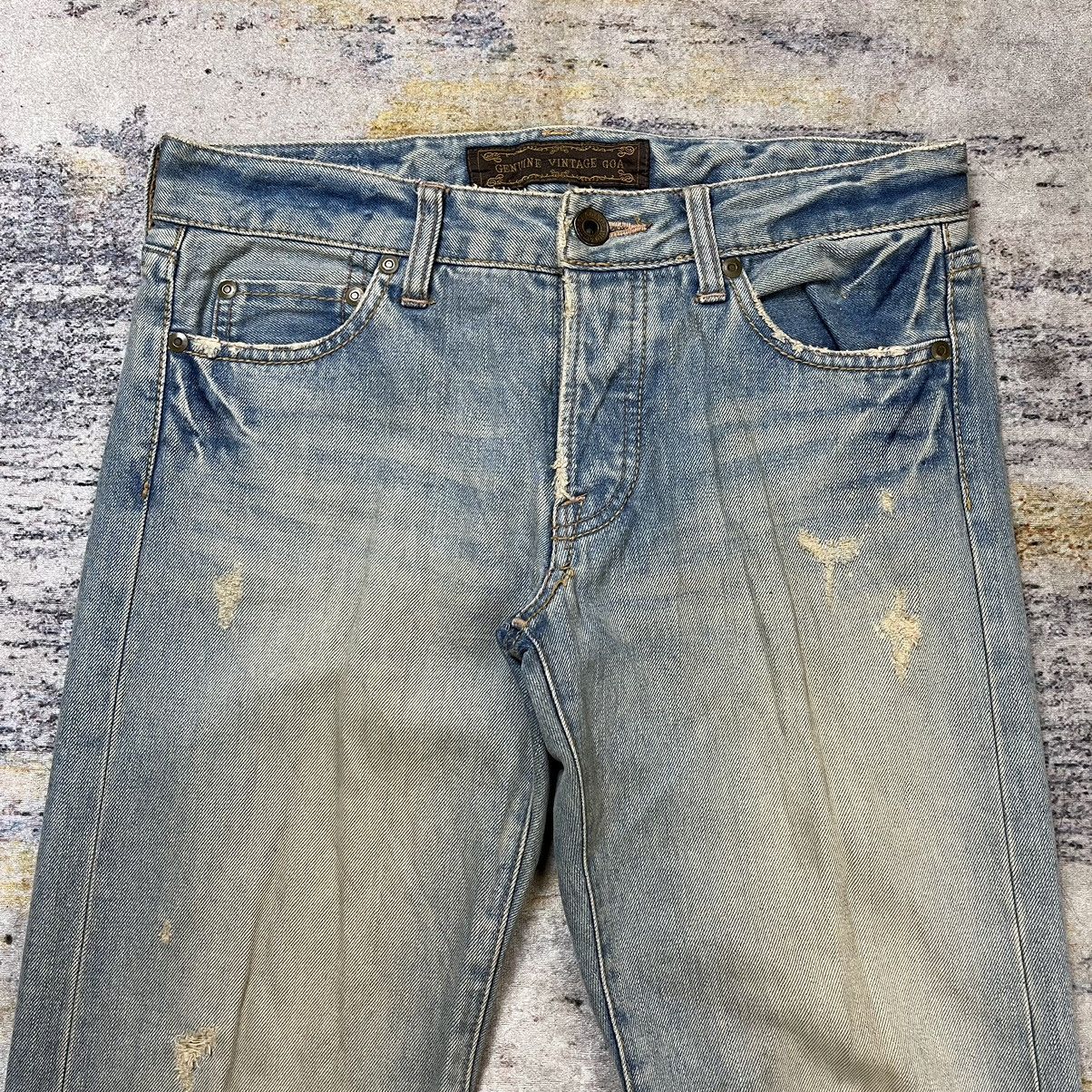 If Six Was Nine GOA Mud Wash distressed selvedge denim pants Size US 31 - 6 Thumbnail