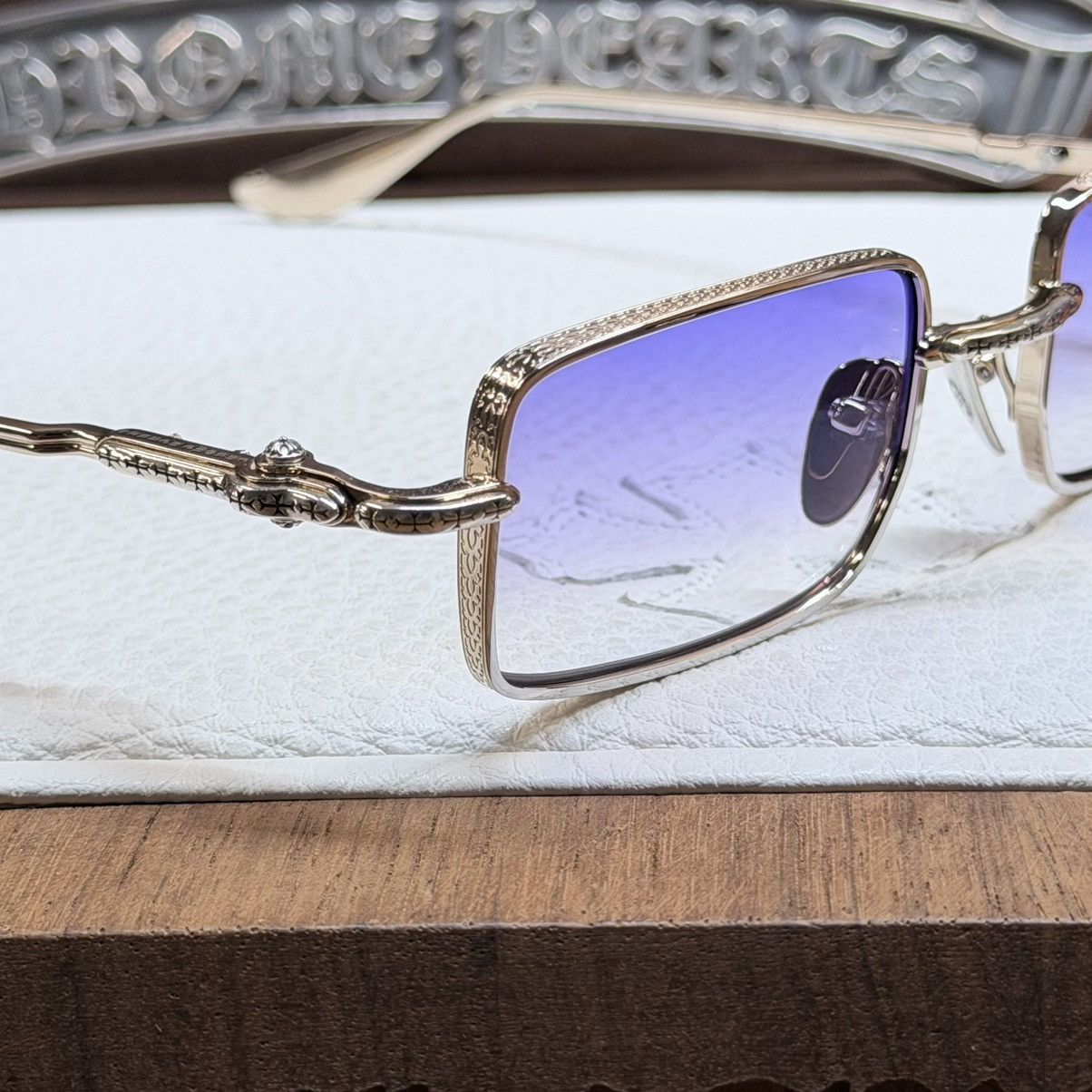 Chrome Hearts Chrome Hearts Buckle Rider 1/1 Sunglasses Size ONE SIZE - 6 Thumbnail