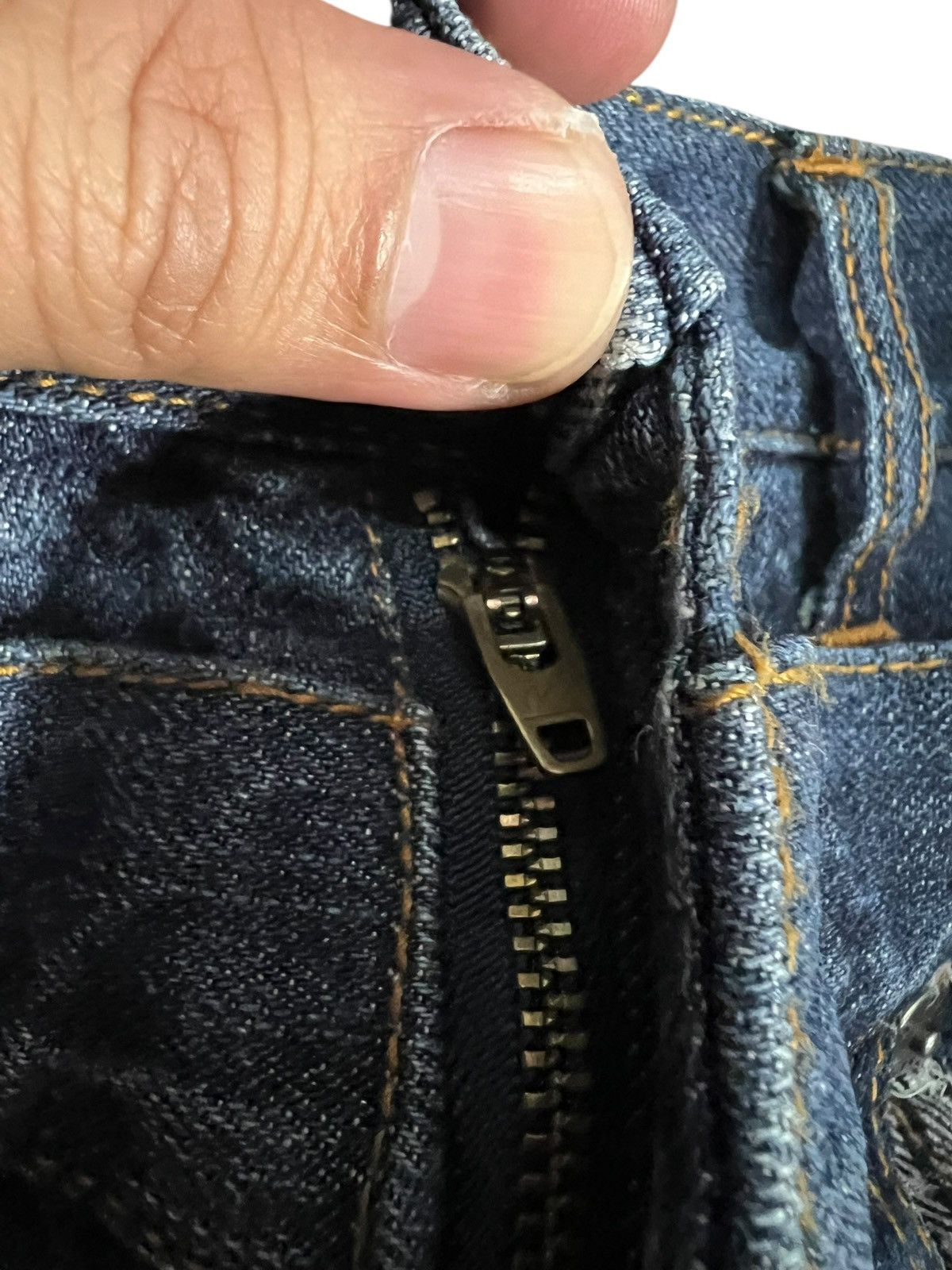 Japanese Brand Vintage Japanese Brand Nylaus Double Waist Claw Denim Jean Size US 29 - 11 Thumbnail