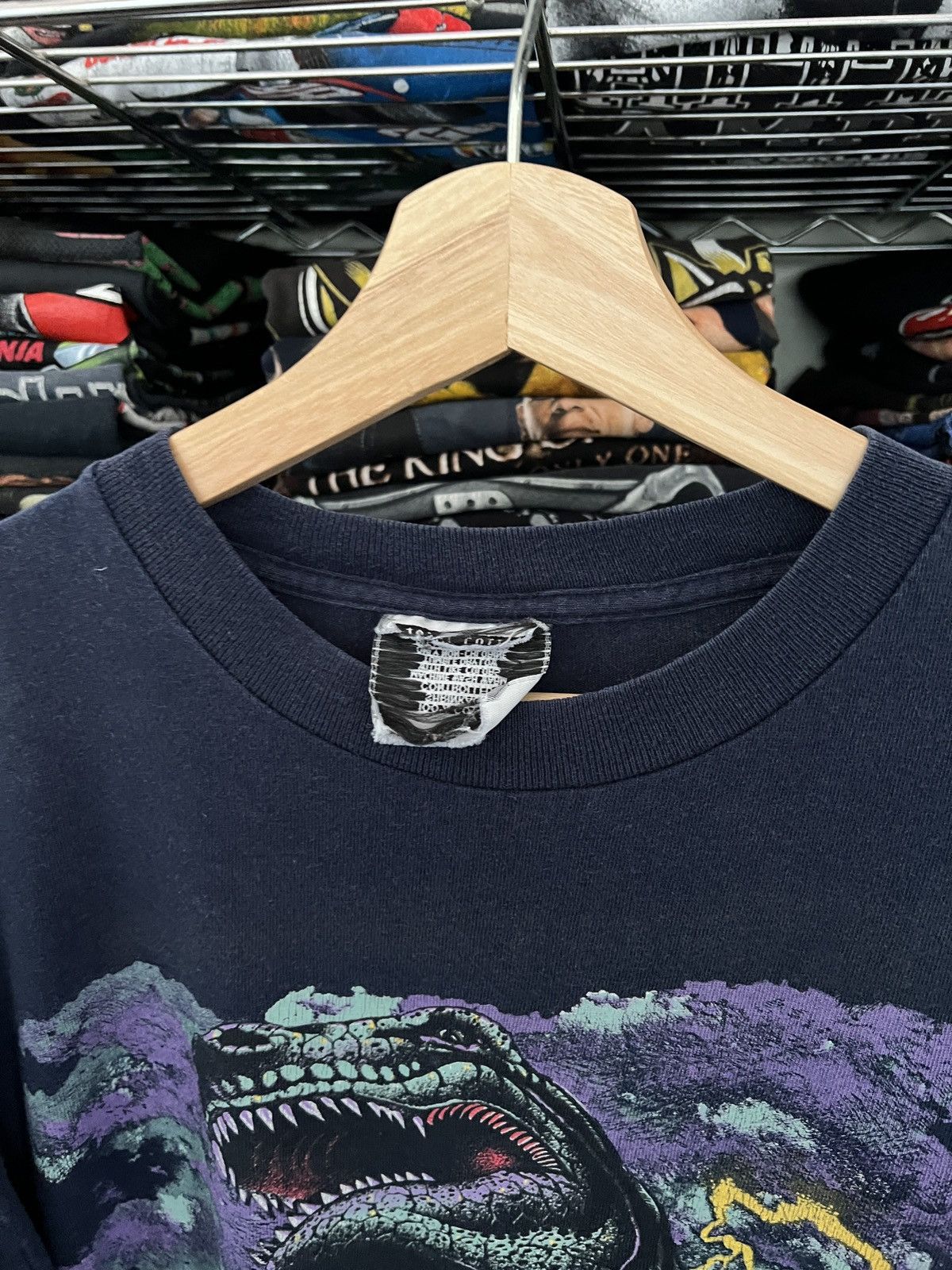 Lee 90s Jurassic Age Lightning Dinosaur Park Tee Size US S / EU 44-46 / 1 - 4 Thumbnail