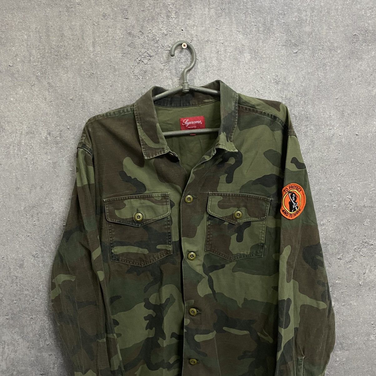 Supreme Vintage Supreme Military “Army” Overshirt Jacket Size US L / EU 52-54 / 3 - 5 Thumbnail