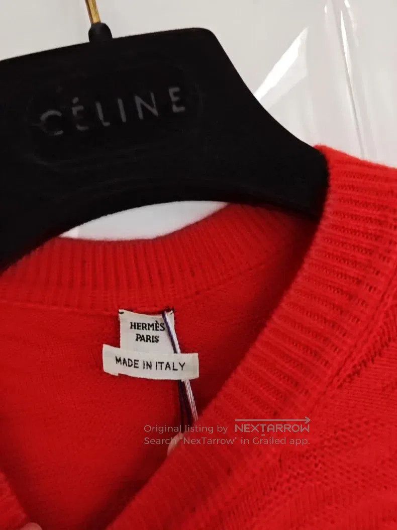 Hermes Hermes Dark pattern letter sweater Size XS / US 0-2 / IT 36-38 - 8 Thumbnail