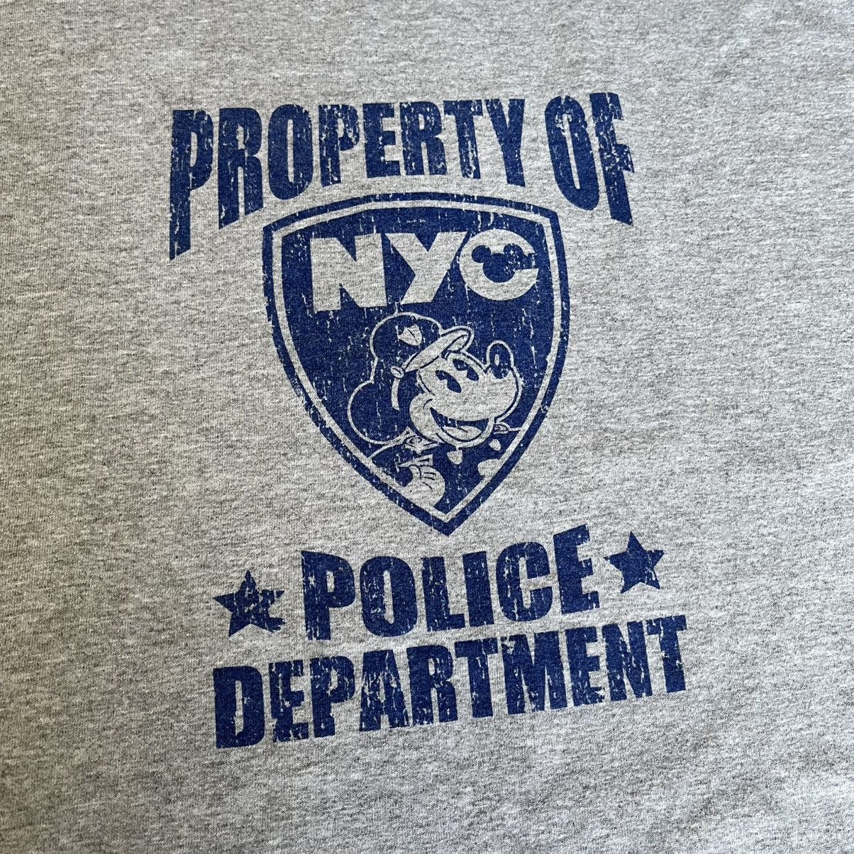 Disney × Vintage Rare Vintage 2000s Disney NYC Police Department Mickey Tee Size US XL / EU 56 / 4 - 3 Thumbnail