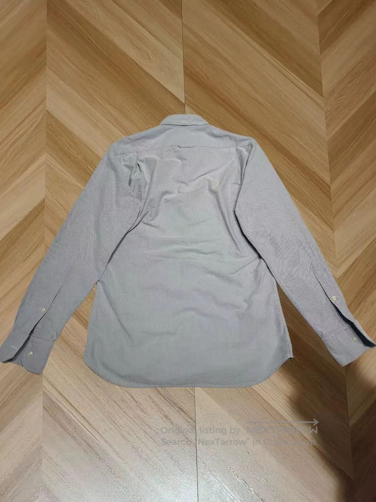 Thom Browne thom browne striped button-up shirt in light blue. Size US M / EU 48-50 / 2 - 2 Thumbnail