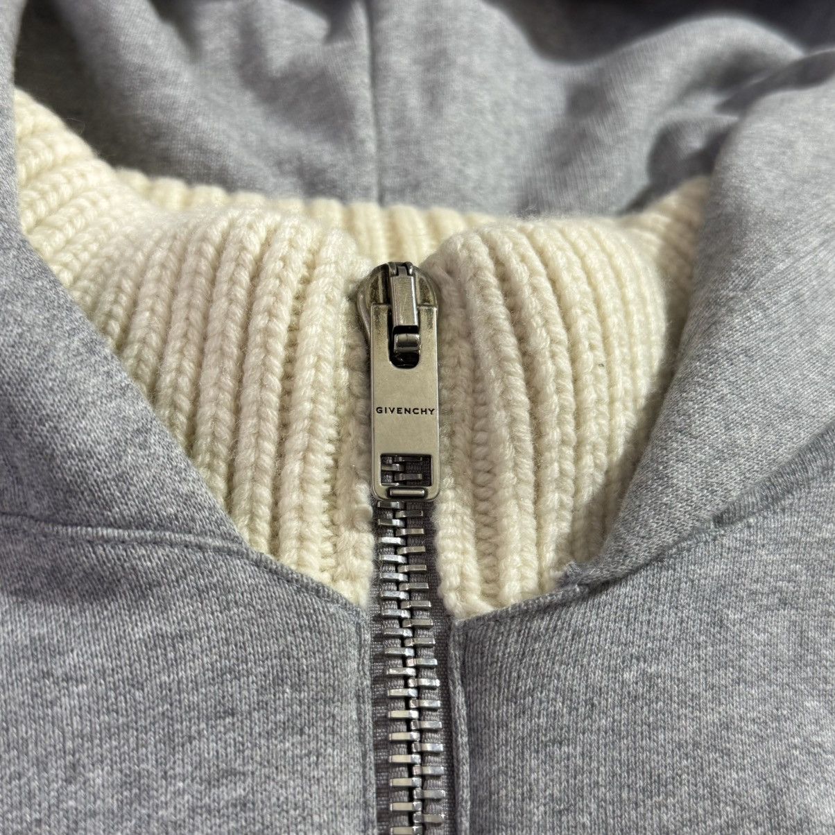 Givenchy Givenchy Layered Knit Zip Hoodie Size US XS / EU 42 / 0 - 4 Thumbnail