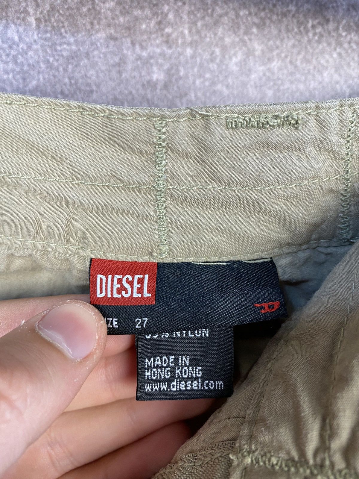 Diesel × Vintage Vintage Diesel Parachute Baggy Pants Size US 27 - 13 Thumbnail