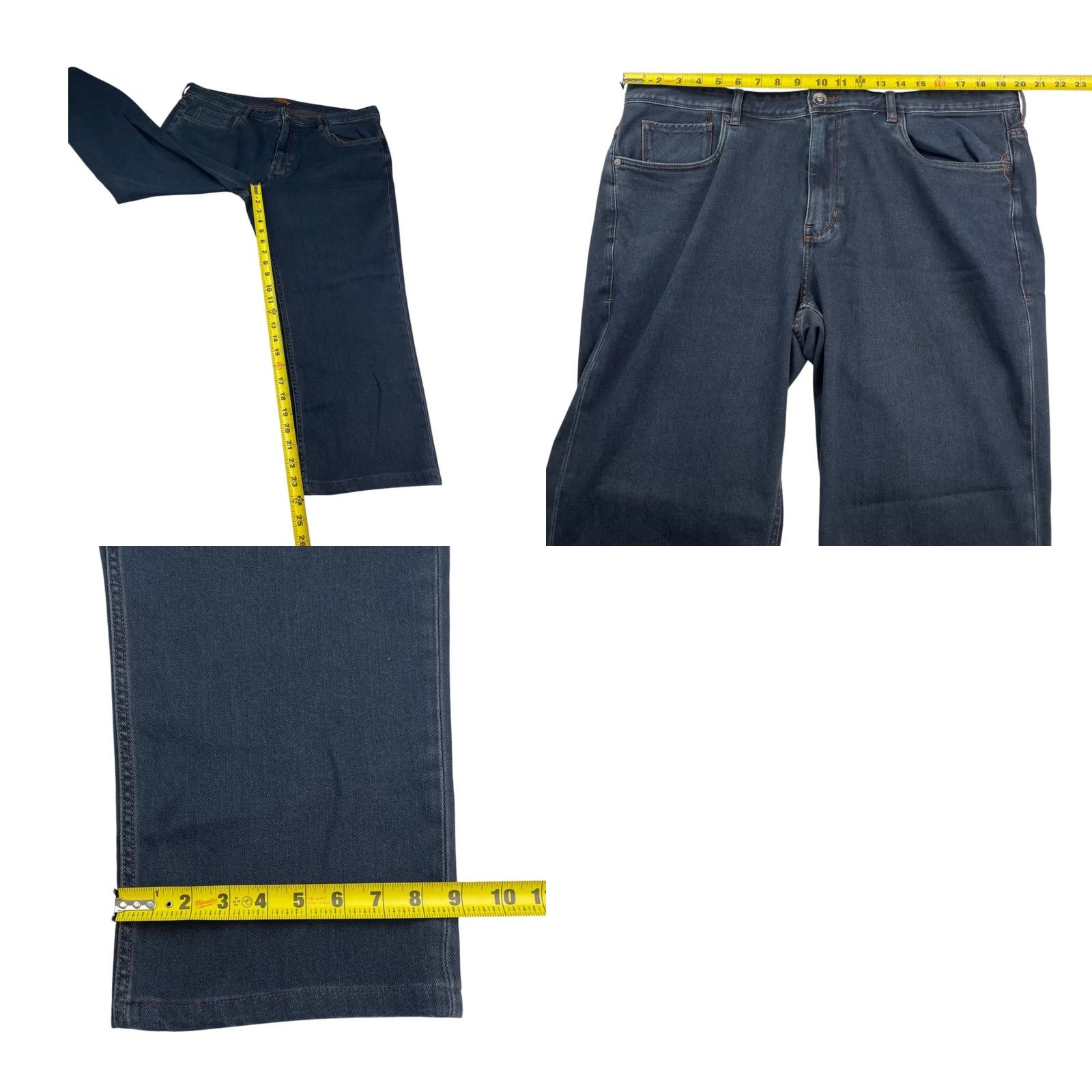 Tommy Bahama Tommy Bahama Jeans Men's Straight Leg Medium Wash Blue 40x24 Regular Fit Denim 5-Pocket Cotton Polyester Size US 40 / EU 56 - 8 Thumbnail