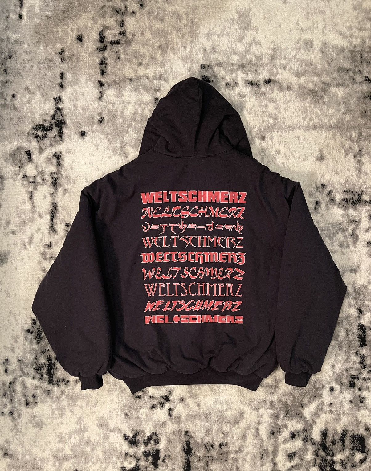 Vetements Vetements 18ss Padded “Weltschmerz u0026 Rammstein” ZipUp Bomber |  Grailed