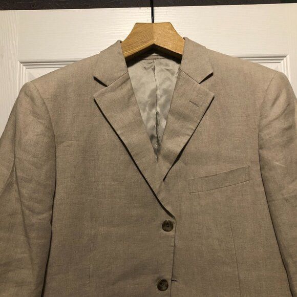 Other ISLAND PACIFIC MEN'S 100%LINEN SPORT COAT BLAZER SIZE: 42R Size 42R - 4 Thumbnail