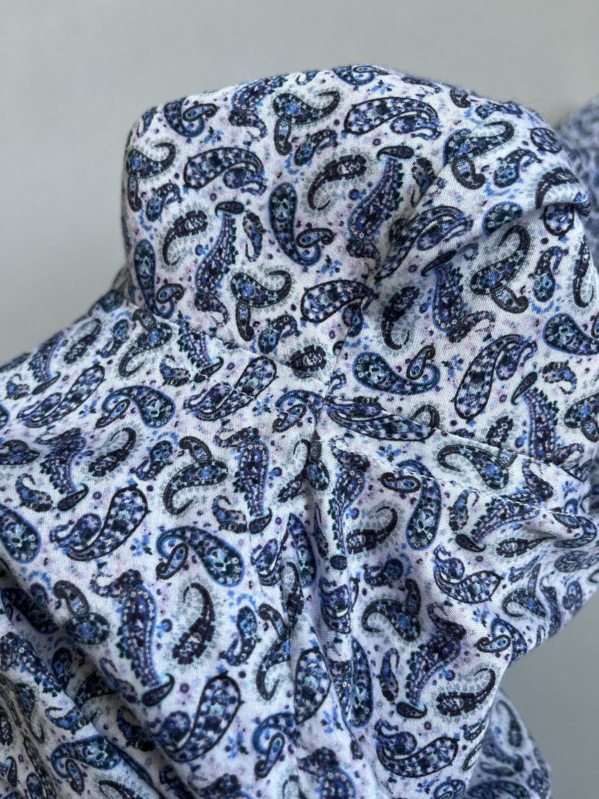 Etro × La Martina × Polo Ralph Lauren Etro Milano Men Blue Paisley Button Up Shirt Size US M / EU 48-50 / 2 - 14 Thumbnail