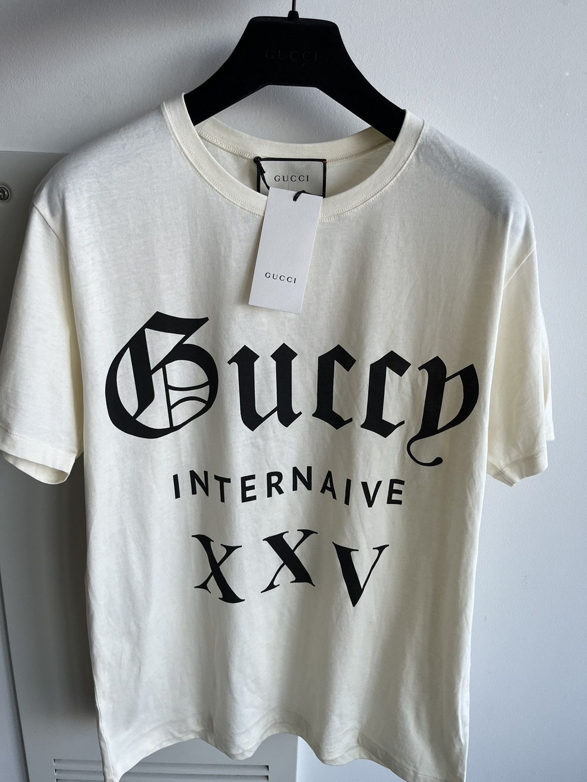 Gucci Gucci Super Runway Logo Internaive Tee T-shirt Brand New Size US L / EU 52-54 / 3 - 9 Thumbnail