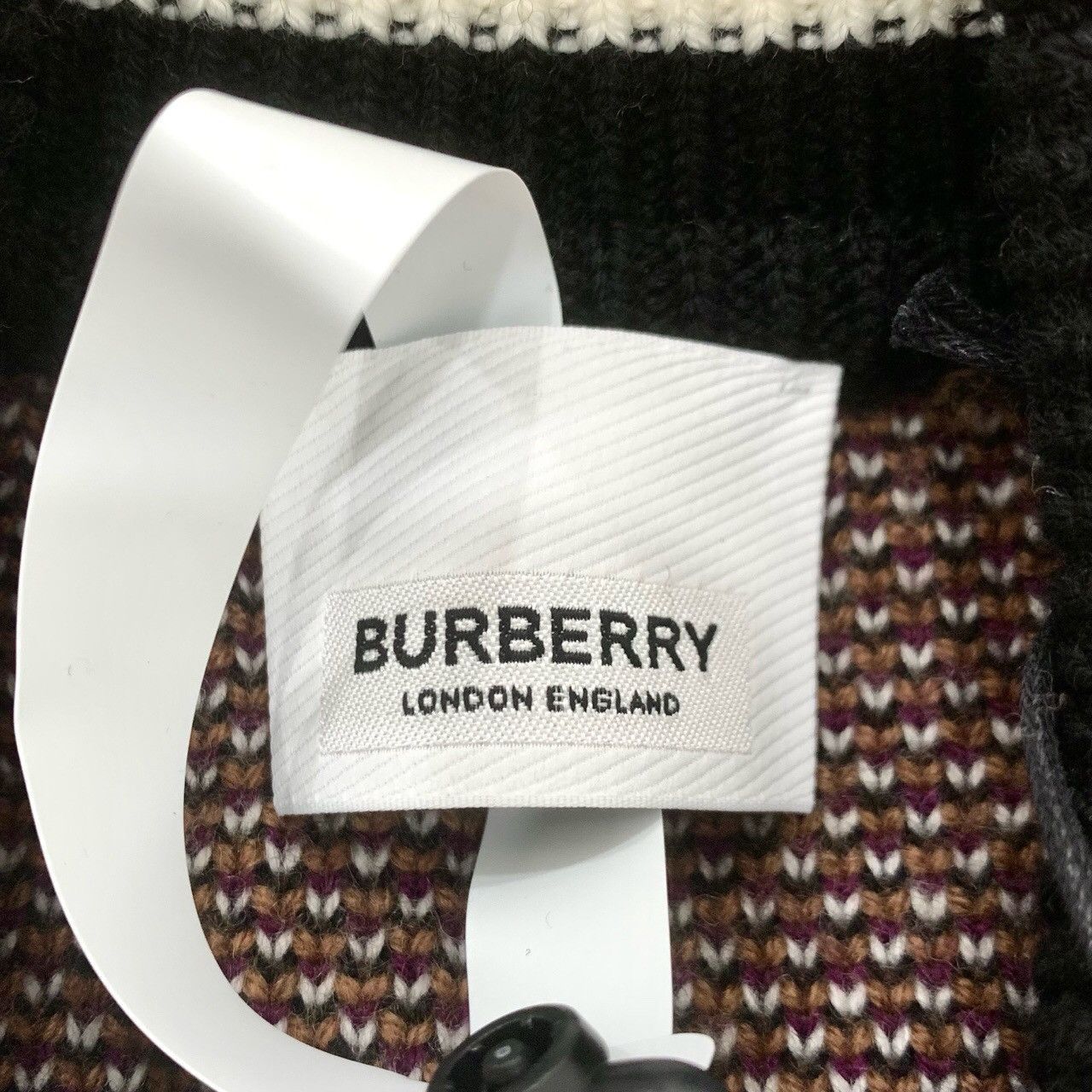 Burberry Burberry Classic Tartan Wool Zip Knit Jacket Size US XL / EU 56 / 4 - 5 Thumbnail