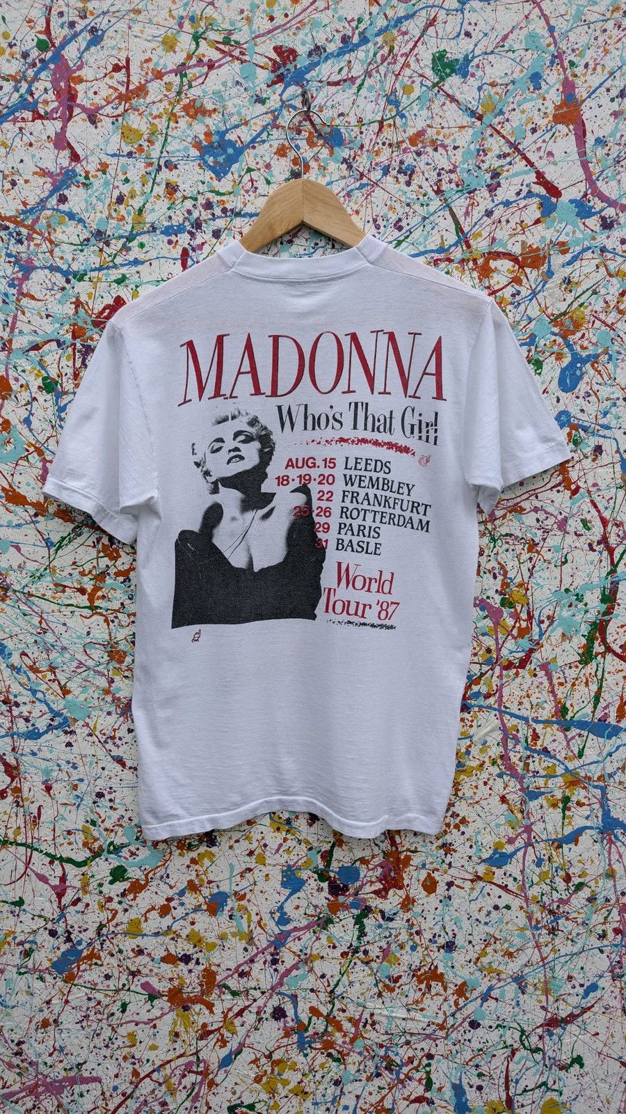 Other Vintage Madonna Tshirt 1987 Tour Europe Band Tee Small 80s Size US S / EU 44-46 / 1 - 3 Thumbnail