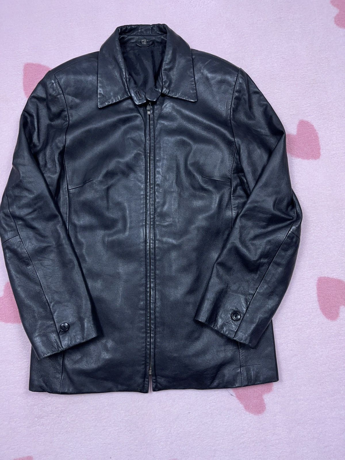 Genuine Leather ➕ top quality avant garde soft leather black jacket opium Size US S / EU 44-46 / 1 - 2 Thumbnail