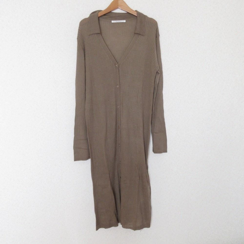 Other MIDIUMISOLID rib stitch long cardigan Others Outerwear DUTY FREE for USA