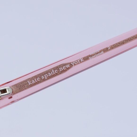 Kate Spade Kate Spade ADELINE/G/S 0GVZ HA Sunglasses Pink Cat Eye Frame Size ONE SIZE - 6 Thumbnail