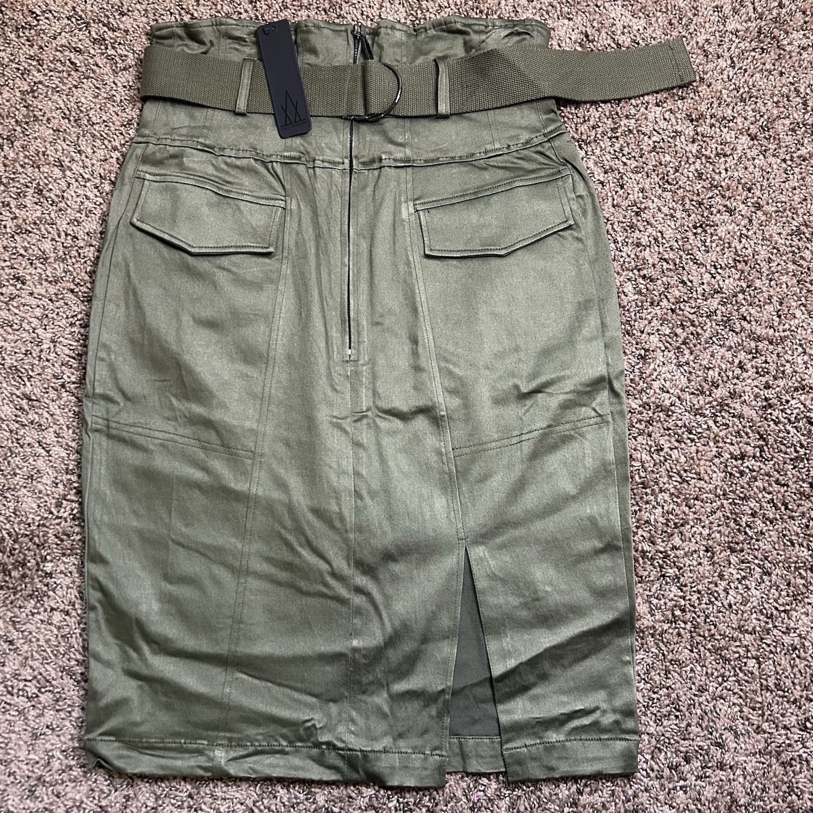 Other Lala Anthony Army Green Skirt - Women’s Size 12 Size 34" / US 12 / IT 48 - 1 Thumbnail
