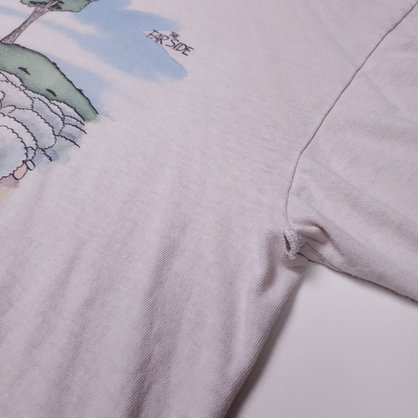 Vintage Vtg 80s Gary Larson Sheep graphic tee Size US XL / EU 56 / 4 - 6 Thumbnail