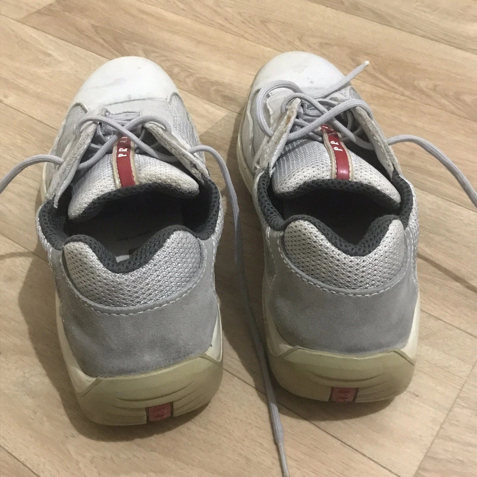 Prada Prada America's Cup Sneakers Leather Mesh Low Top Size US 10 / IT 40 - 7 Thumbnail