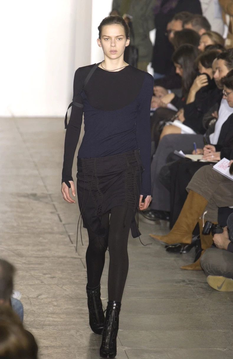 Helmut Lang Helmut Lang size 018Re-edition 03aw pilot rope skirt 2501-N Size 24" / US 00 / IT 34 - 5 Thumbnail