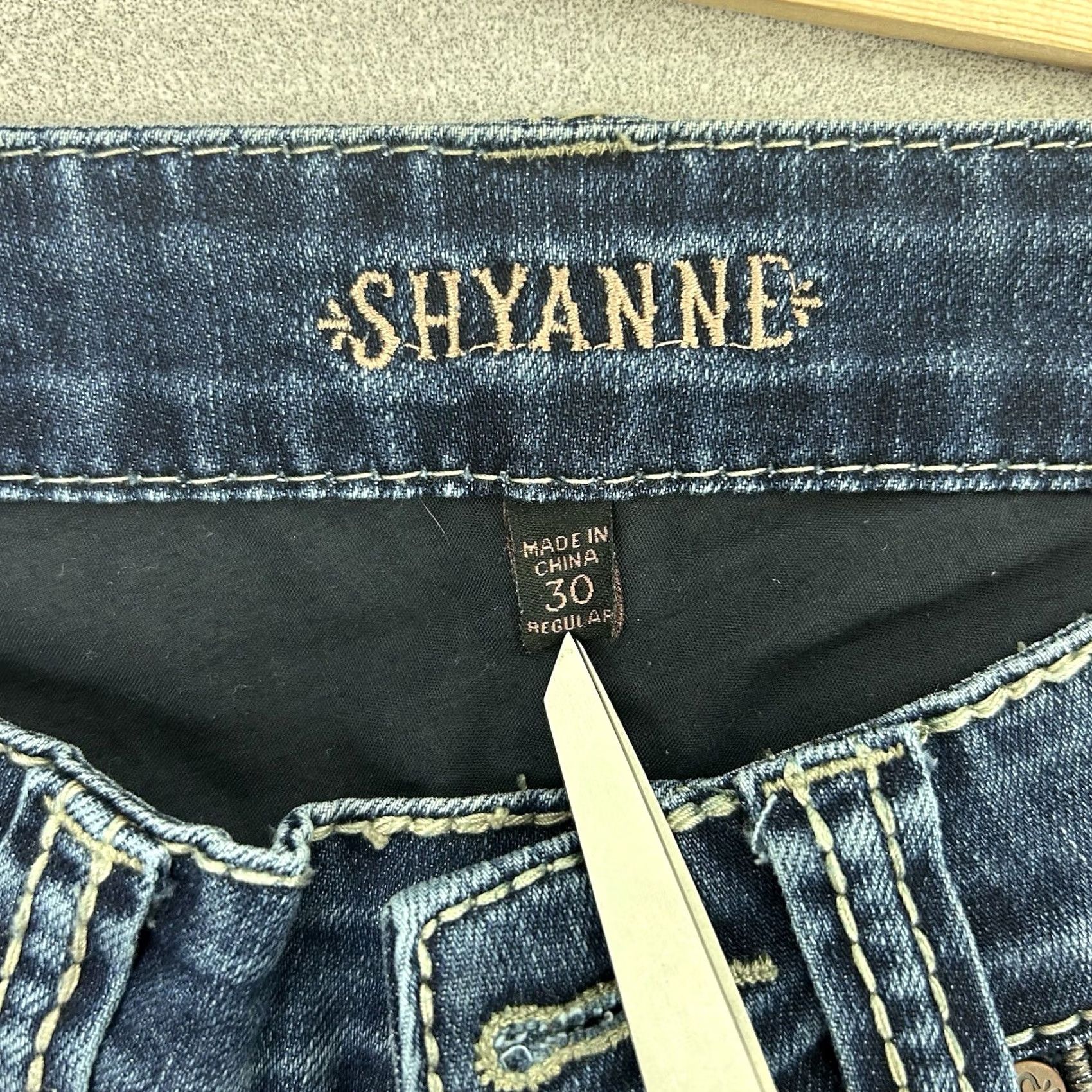 Vintage VINTAGE Shyanne Western Embroidery Jeans Womens 30 Regular 29 Inseam Blue Skinny Cowboy Southwestern Womens Size 30" / US 8 / IT 44 - 4 Thumbnail