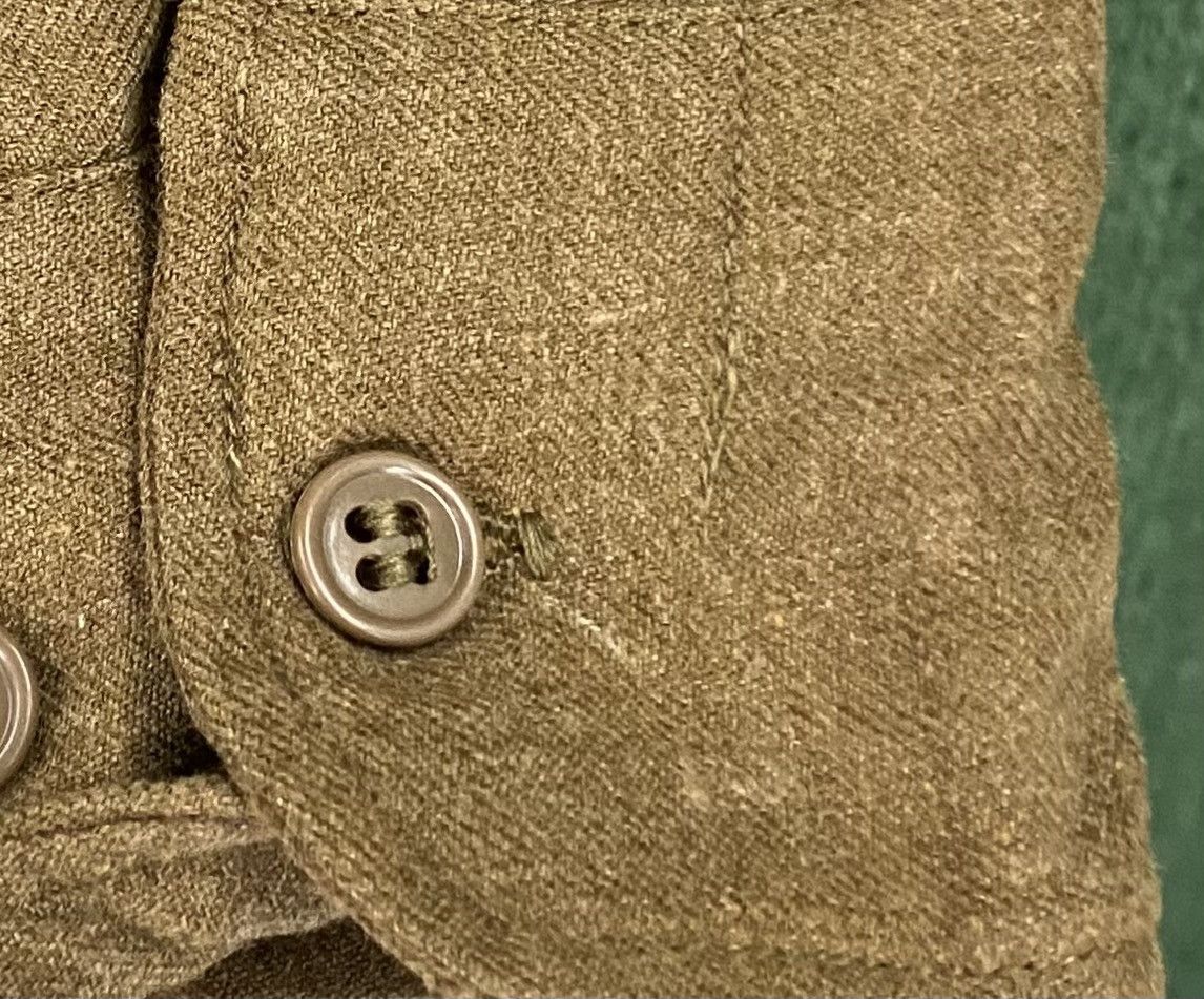 Vintage Vintage 40’s Wool Inner Flap Field Shirt Mens Medium Long Size US M / EU 48-50 / 2 - 8 Thumbnail