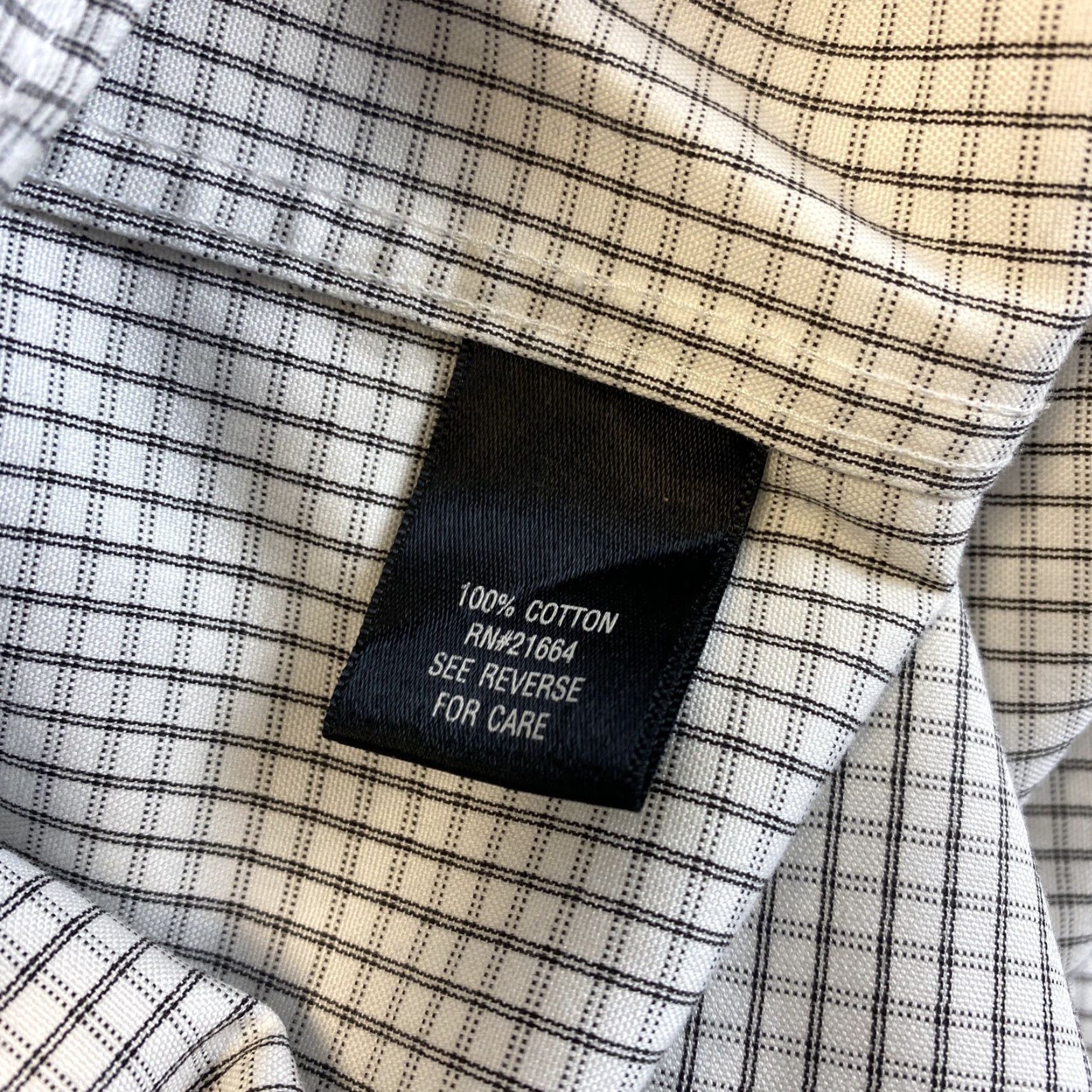 Croft & Barrow Croft & Barrow Dress Shirt Mens 17 32/33 Gray Checkered Easy Care Classic /72-18 Blue Multicolor 32/33 Sleeve Men Size 46R - 7 Thumbnail