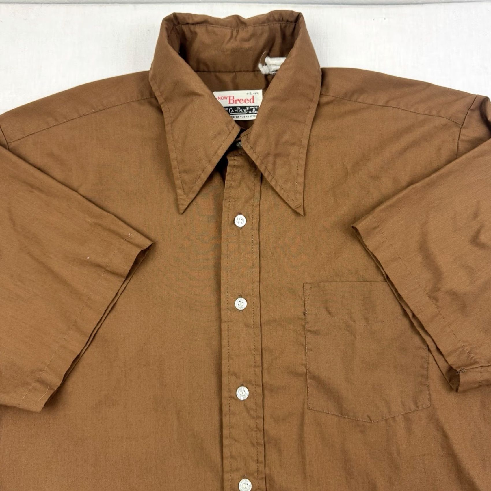 Vintage VINTAGE Campus Button Up Shirt Adult L Collared 60s 70s Hippie USA Shirt Size US L / EU 52-54 / 3 - 2 Thumbnail