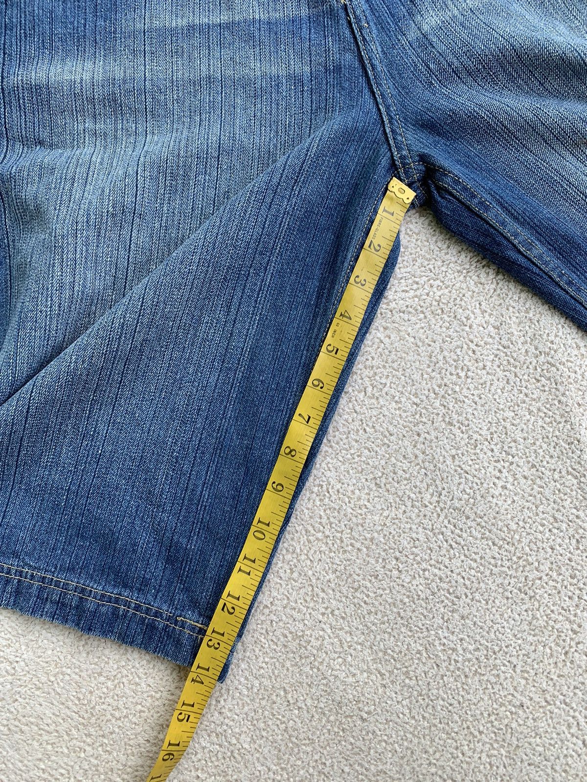 Japanese Brand × Vintage vtg y2k sean jhon denim baggy short pants Size US 34 / EU 50 - 10 Thumbnail