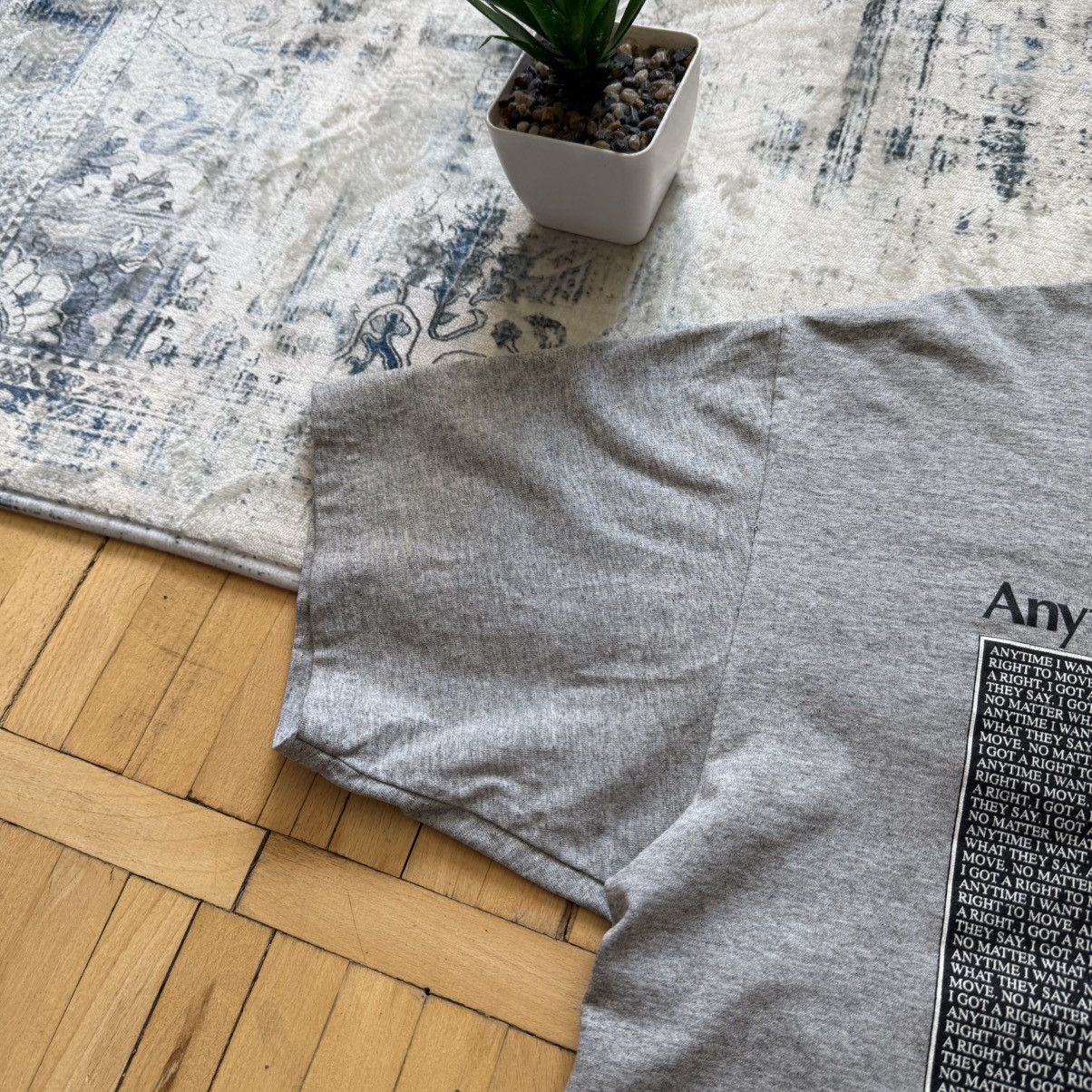 Supreme Supreme 2011 Anytime I Want I Got A Right To Move T Shirt Size US L / EU 52-54 / 3 - 10 Thumbnail