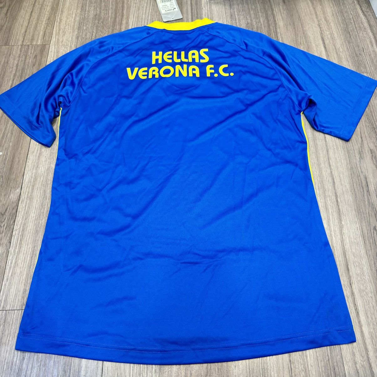 Asics Hellas Verona FC 09/10 home shirt (bnwt) Size US L / EU 52-54 / 3 - 2 Thumbnail