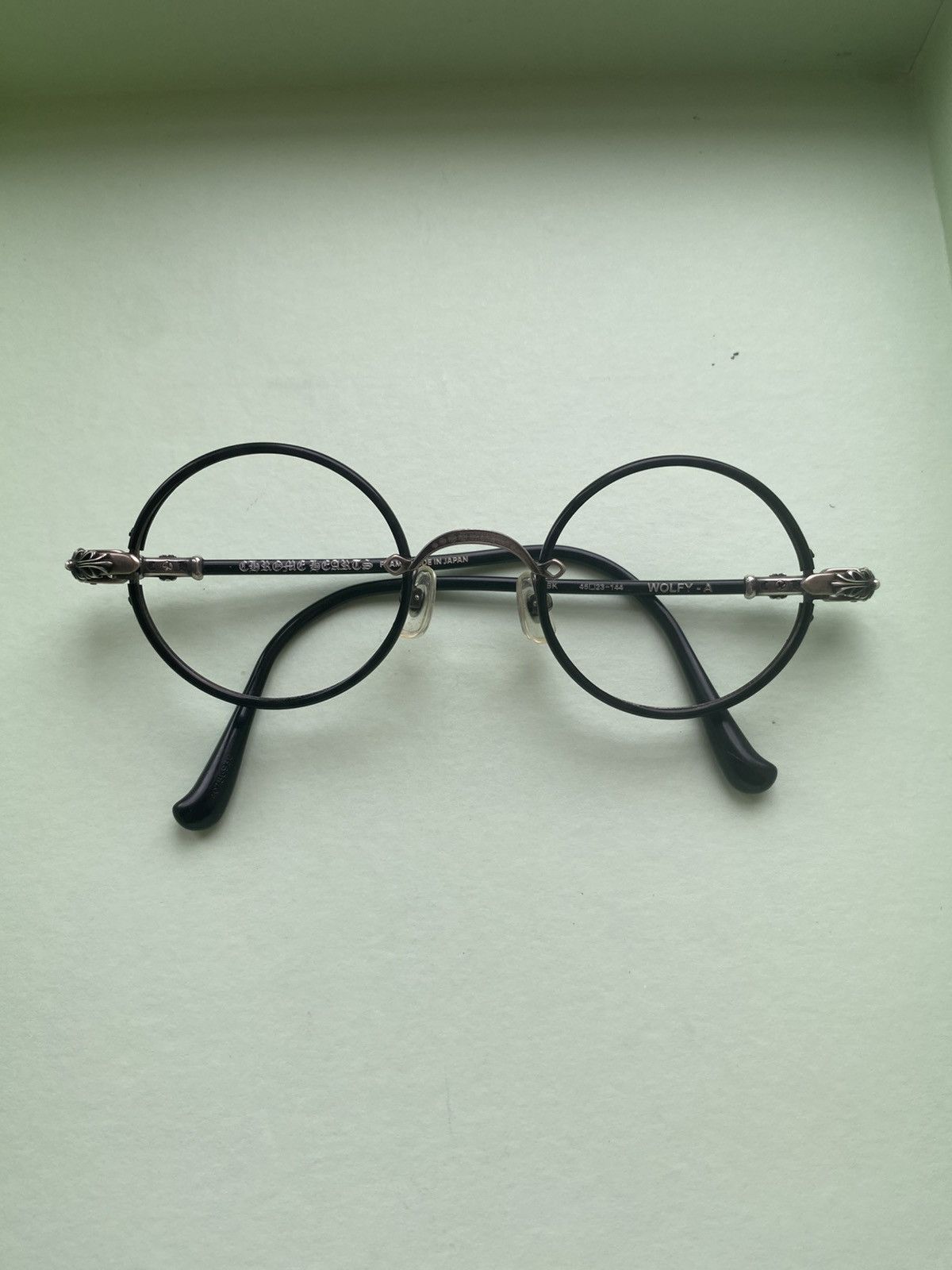 Chrome Hearts Chrome Hearts Frame WOLFY-A 45-23-144 BK Size ONE SIZE - 2 Thumbnail