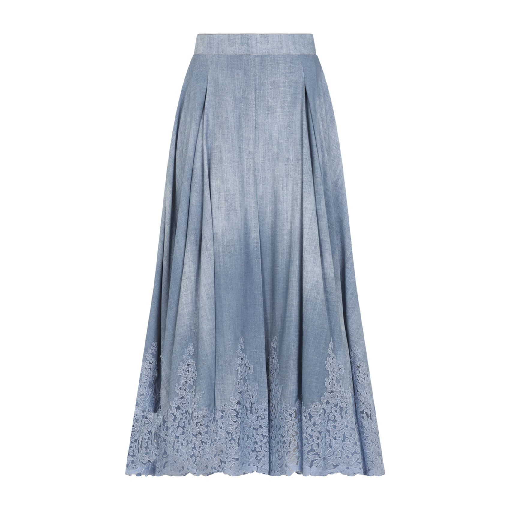 Ermanno Scervino Ermanno Scervino Viscose Midi Skirt Size 28" / US 6 / IT 42 - 1 Thumbnail