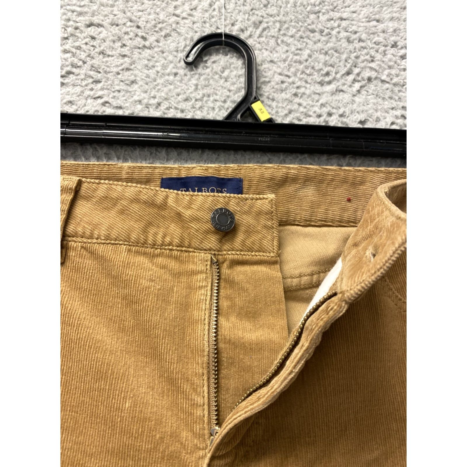 Talbots TALBOTS Womens Pants Pecan Brown Size 10 Corduroy Mid Rise Stretch Regular Size 32" / US 10 / IT 46 - 3 Thumbnail
