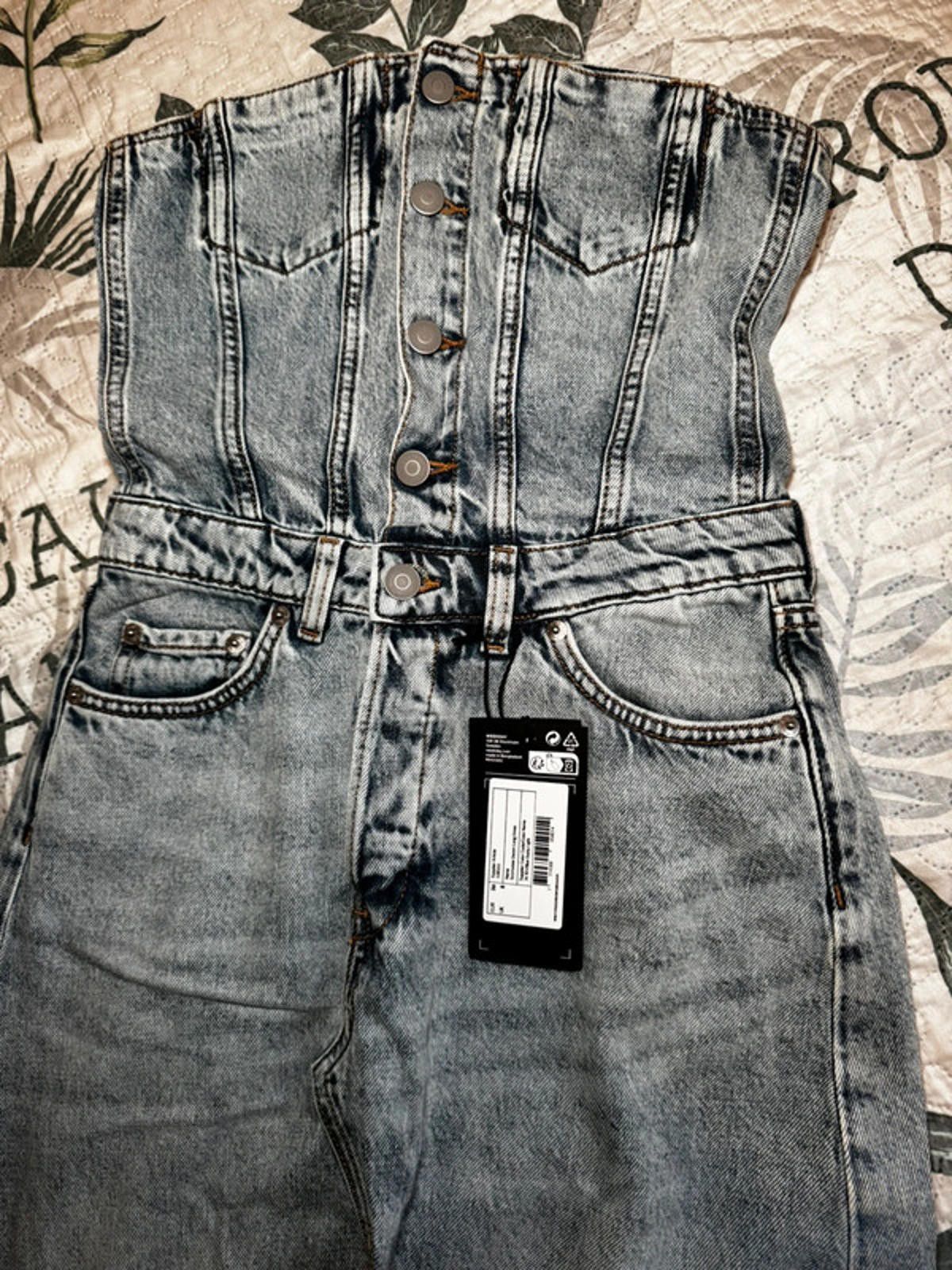 Weekday Weekday Scottsdale Long Denim Dress UK 8/S New With Tags Size S / US 4 / IT 40 - 6 Thumbnail