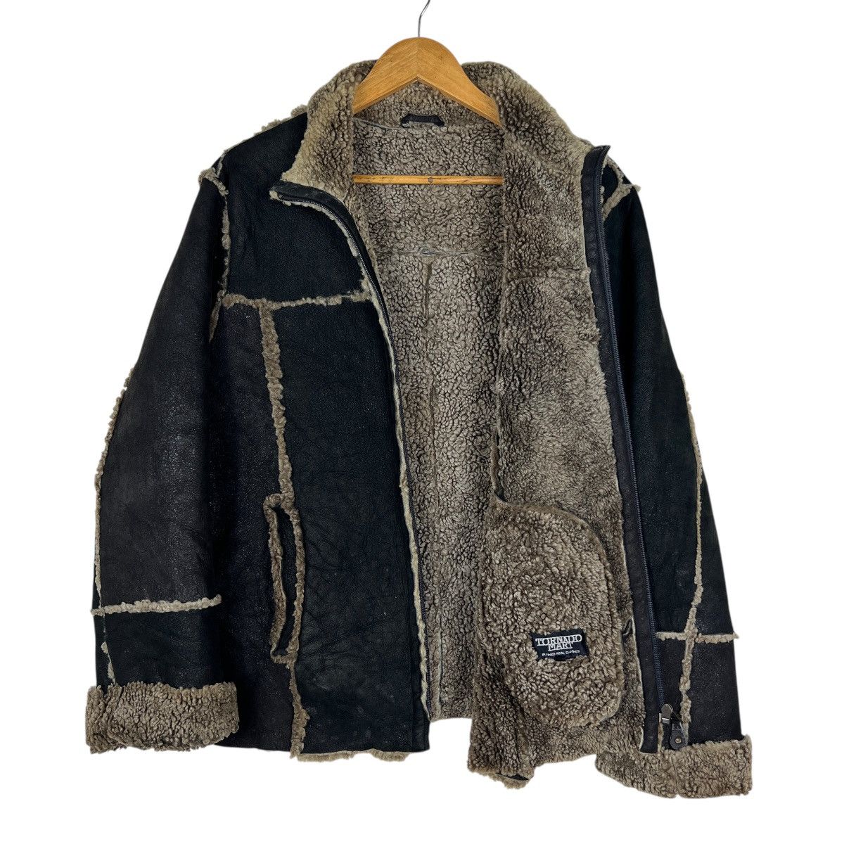 Tornado Mart 🔥 Tornado Mart Leather Shearling Jacket Size US M / EU 48-50 / 2 - 9 Thumbnail