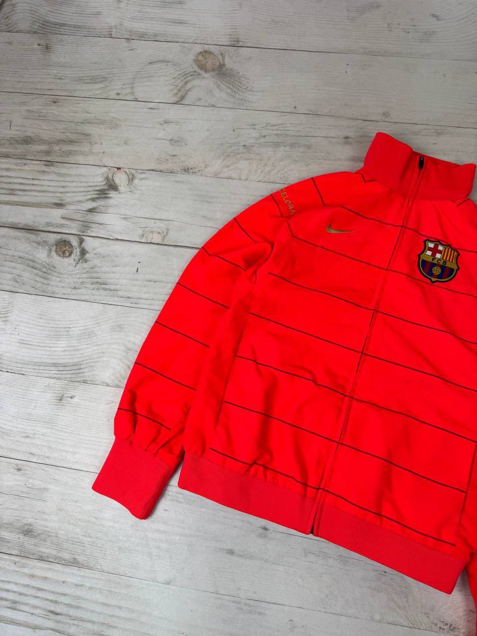Nike Vintage Nike FC Barcelona 2009 2011 Track Jacket Soccer Size US S / EU 44-46 / 1 - 5 Thumbnail