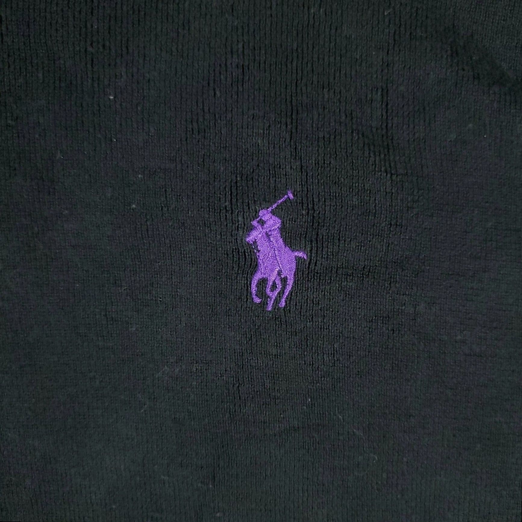 Ralph Lauren Ralph Lauren Mens Large Black Pony 1/4 Zip Casual Vest Sweater XL Size US L / EU 52-54 / 3 - 2 Thumbnail