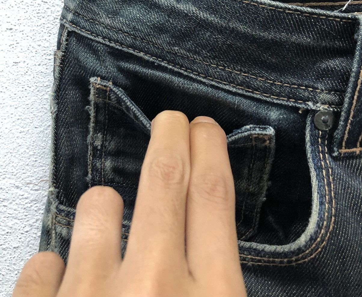 H&M H&M &BRAGG Fit Jeans – Distressed Black Wash, W31 L32 Size US 32 / EU 48 - 5 Thumbnail