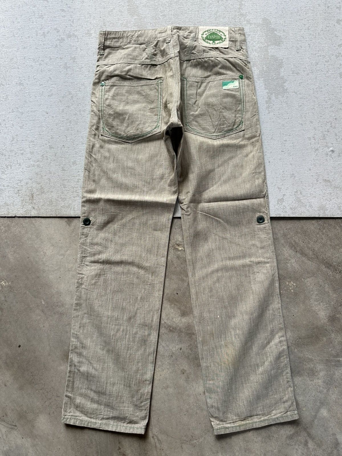 Vintage 702RS Vintage EDWIN TOKYO-JAPAN Jean Roll Ups Denim Pants Size US 33 - 12 Thumbnail