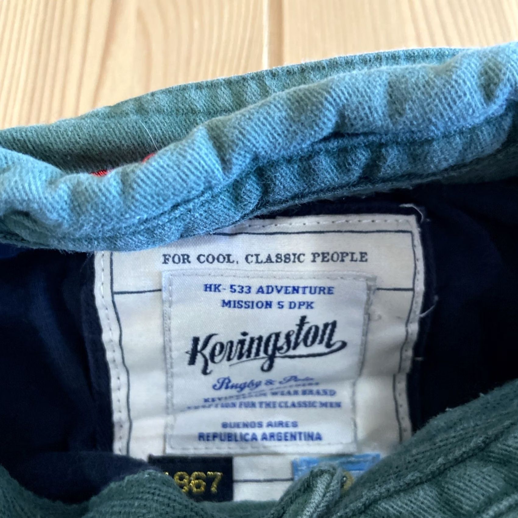 Vintage VINTAGE Kevingston Rugby Polo Shirt Men S Green Short Sleeve Embroidered Logo 90s Rugby Size US S / EU 44-46 / 1 - 2 Thumbnail